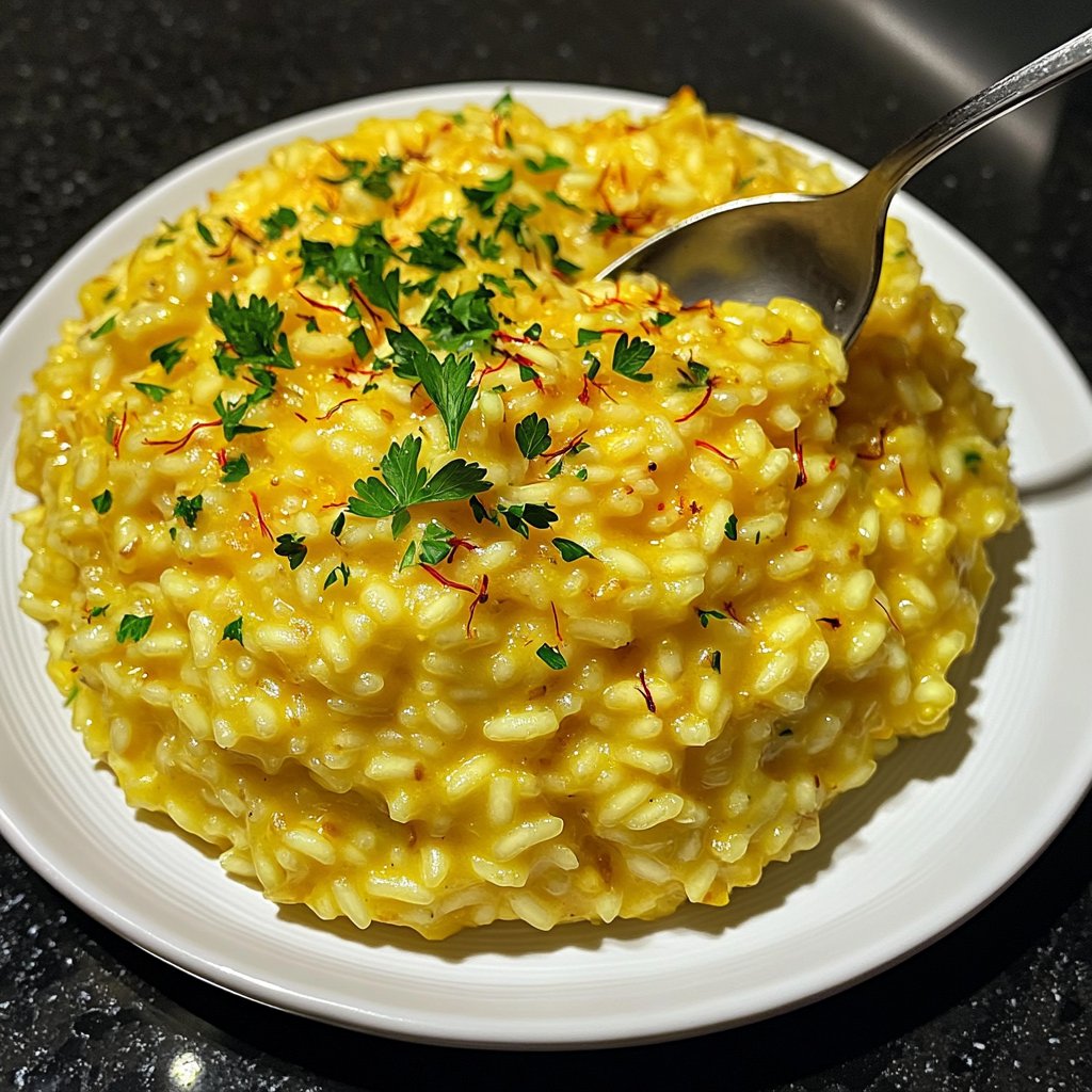 Risotto mit Safran