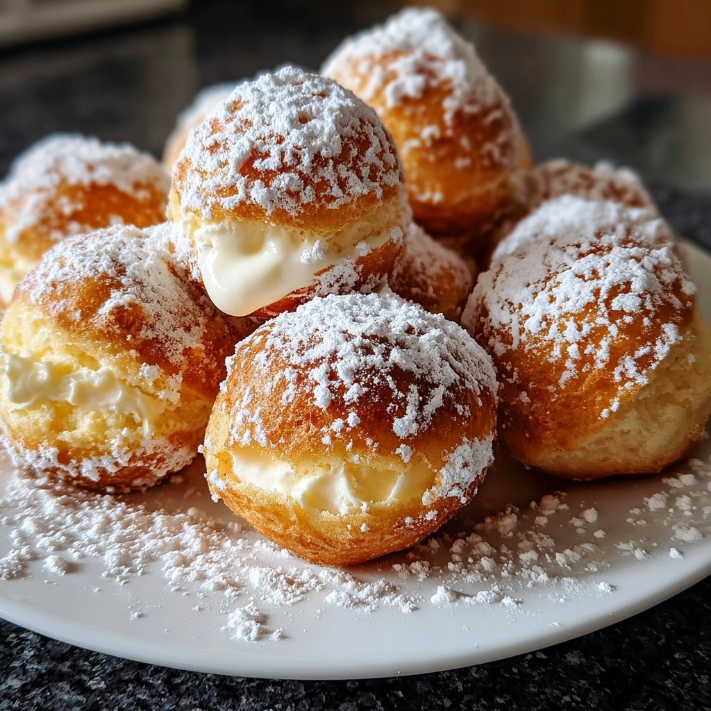 Quarkbällchen süß