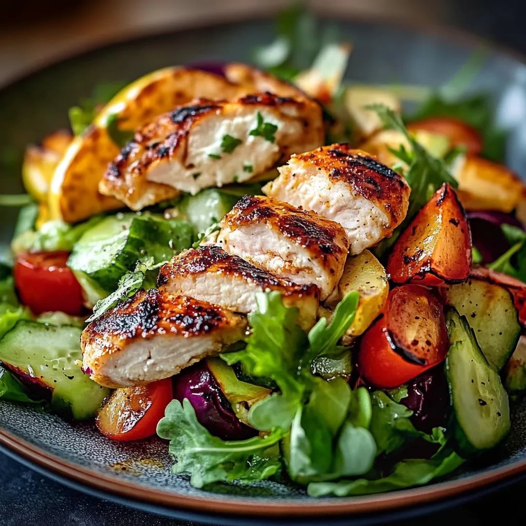 Mediterranes Hähnchen-Gyros