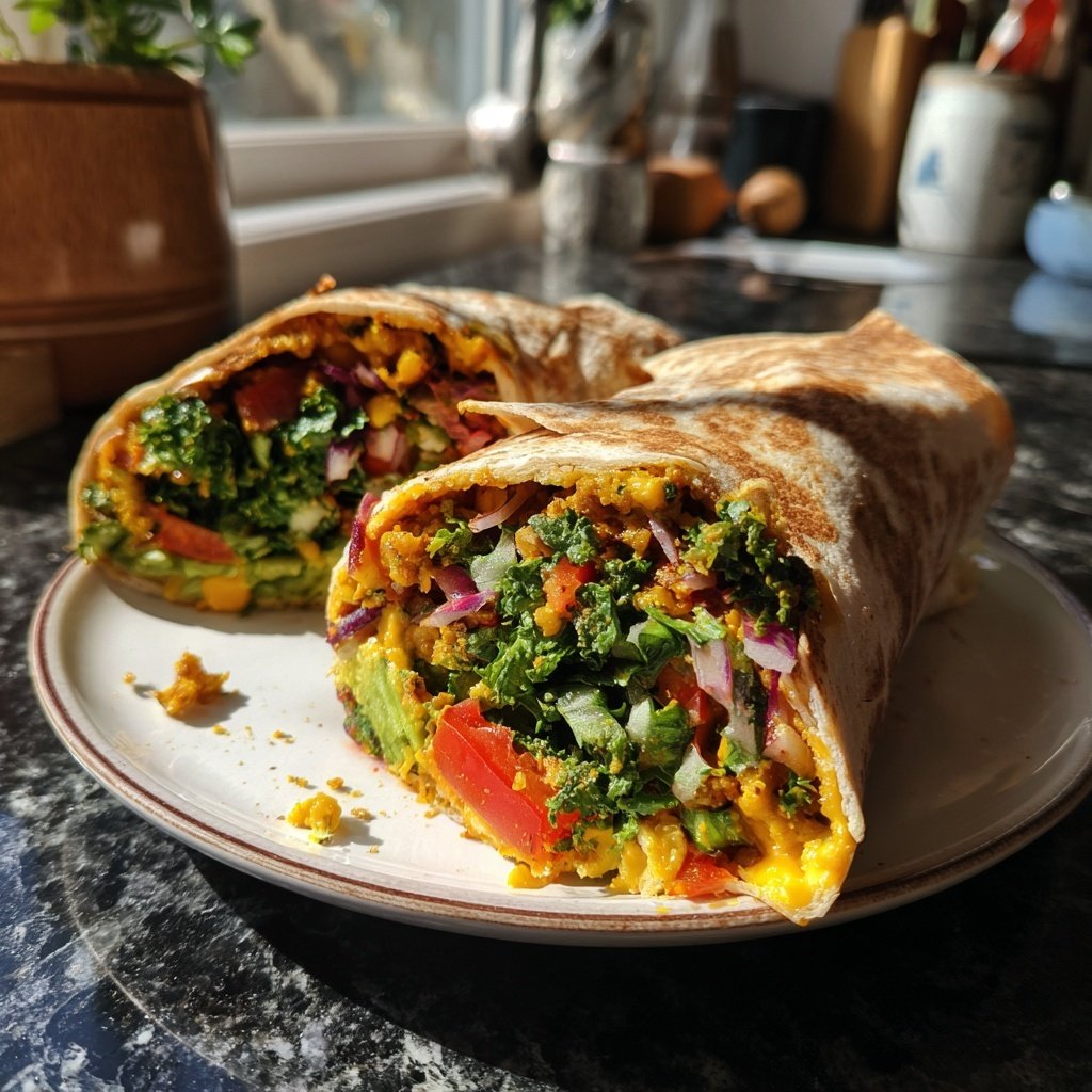 Wraps mit Kichererbsen