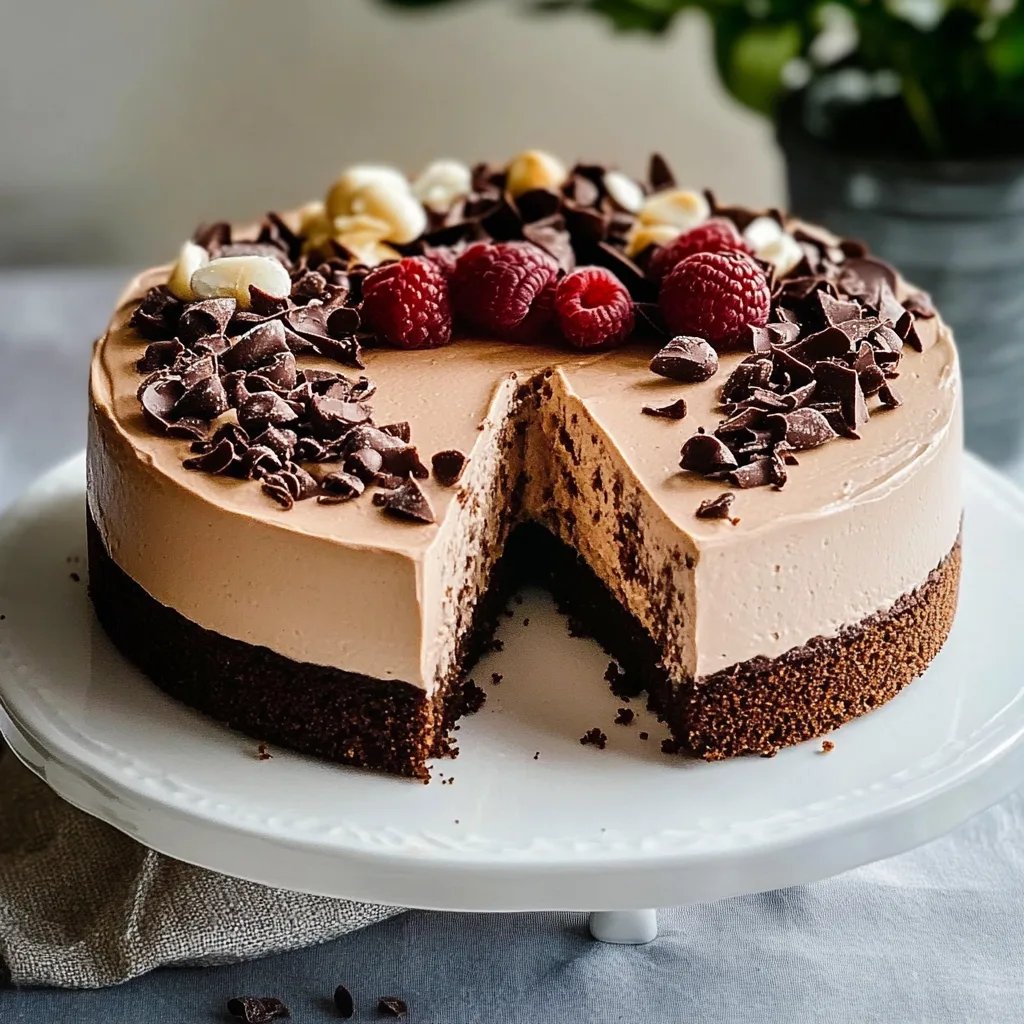 Schokoladenmousse-Kuchen