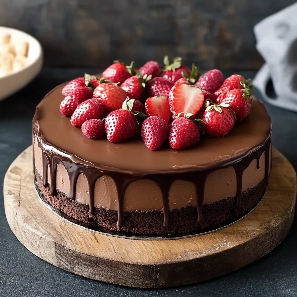 Schokoladenmousse-Kuchen