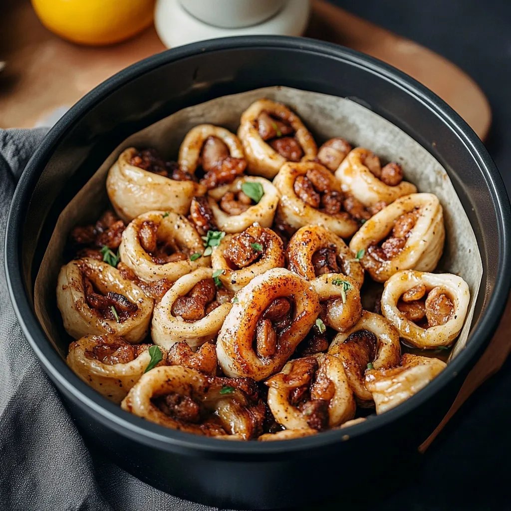 Schnelle Zimtschnecken aus der Heißluftfritteuse