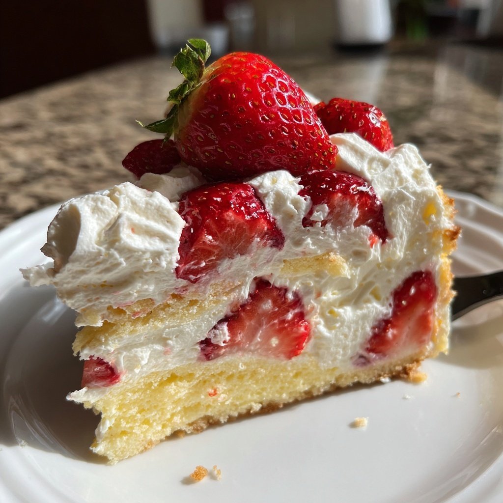 Erdbeerkuchen Mit Schmand