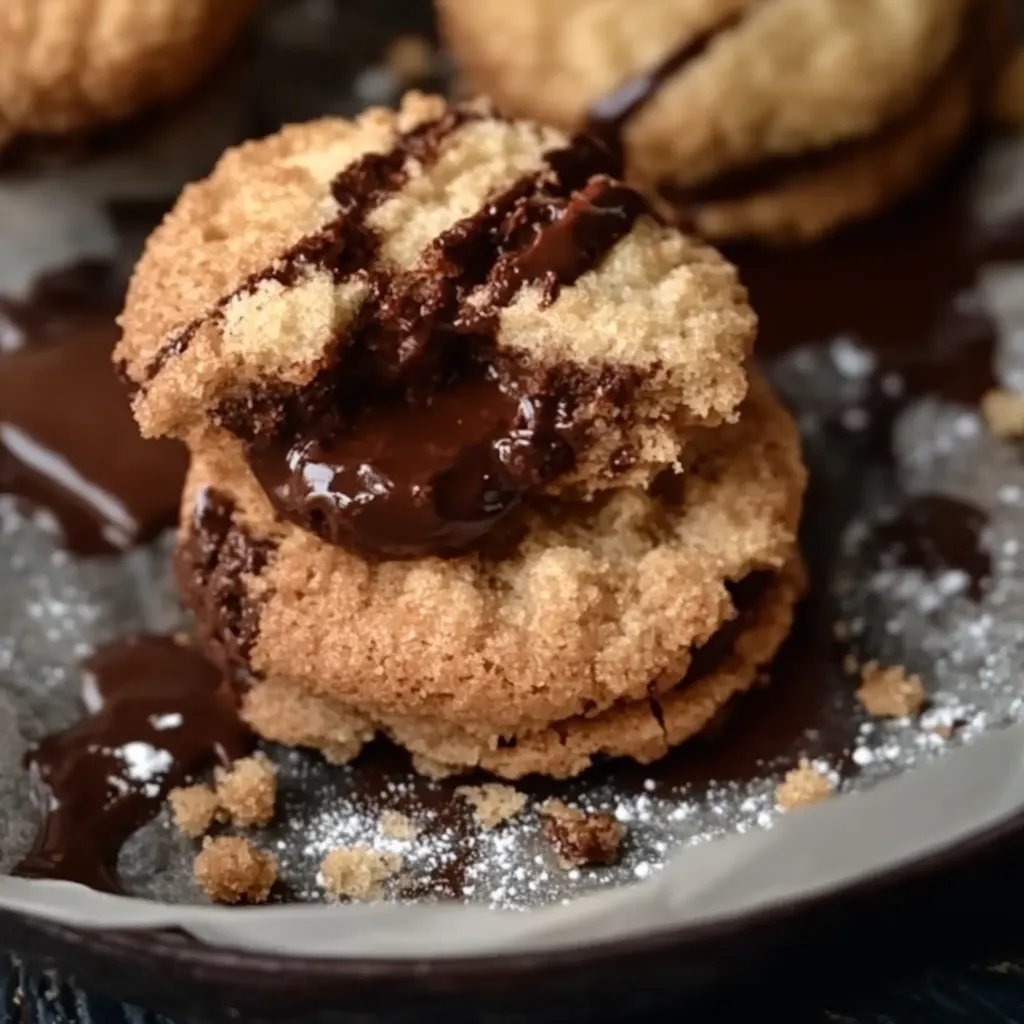 Butterbraune Schokoladenkekse