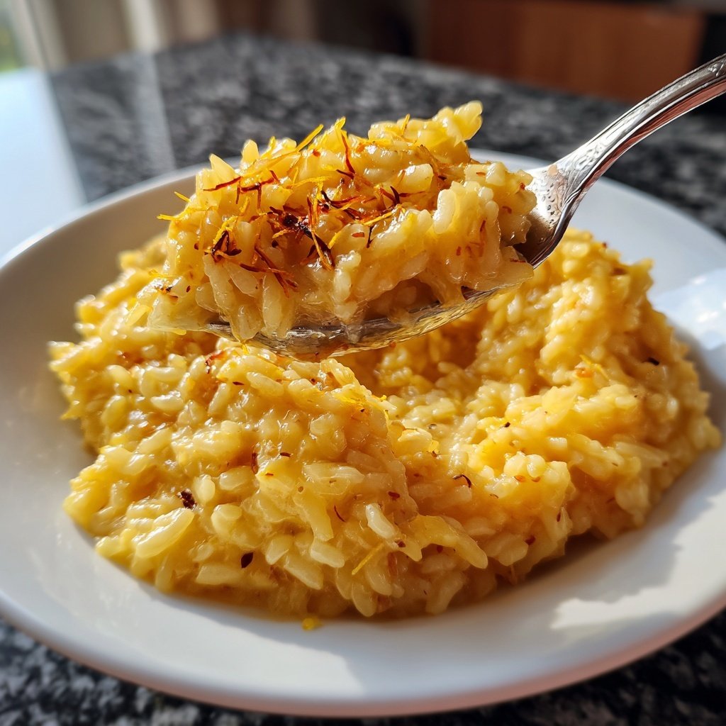 Safranrisotto für ein besonderes Dinner