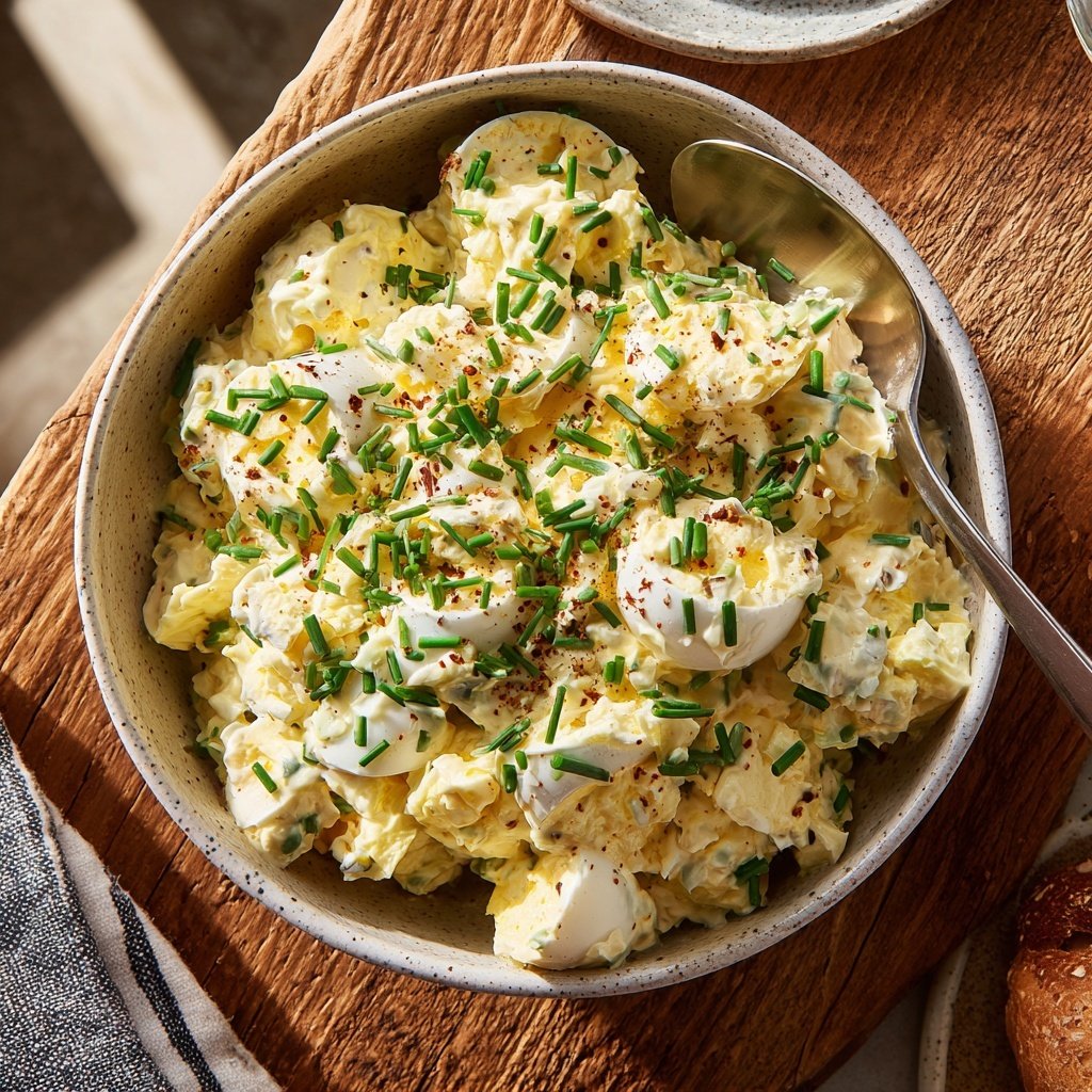 Schnell & Einfach 10-Minuten-Eiersalat mit Joghurt