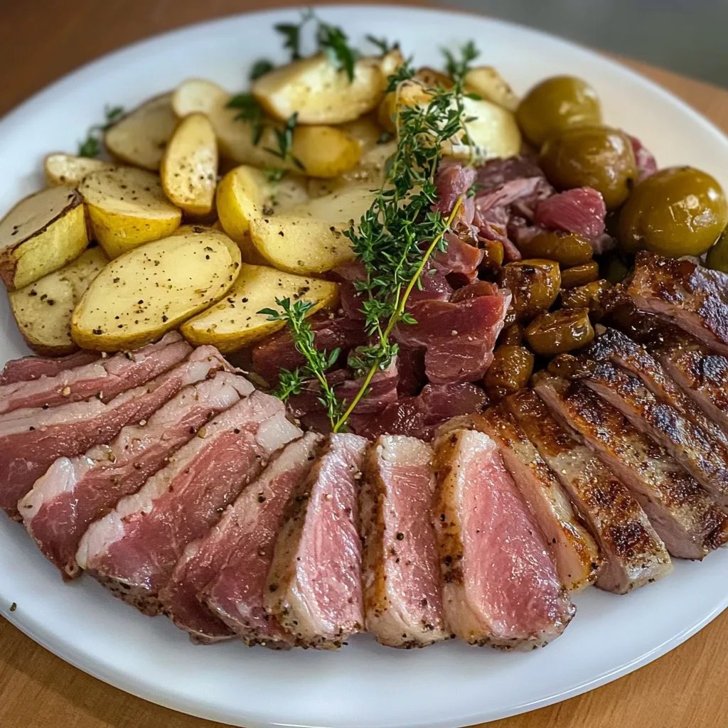 Käse- und Fleischplatten