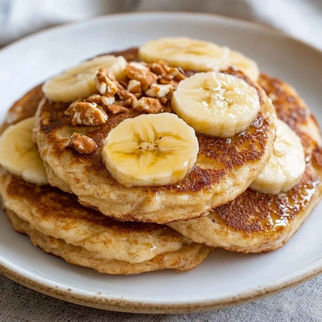 10-Minuten-Haferflocken-Bananen-Pfannkuchen