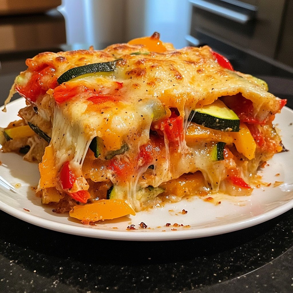 Gemüseauflauf mit Paprika