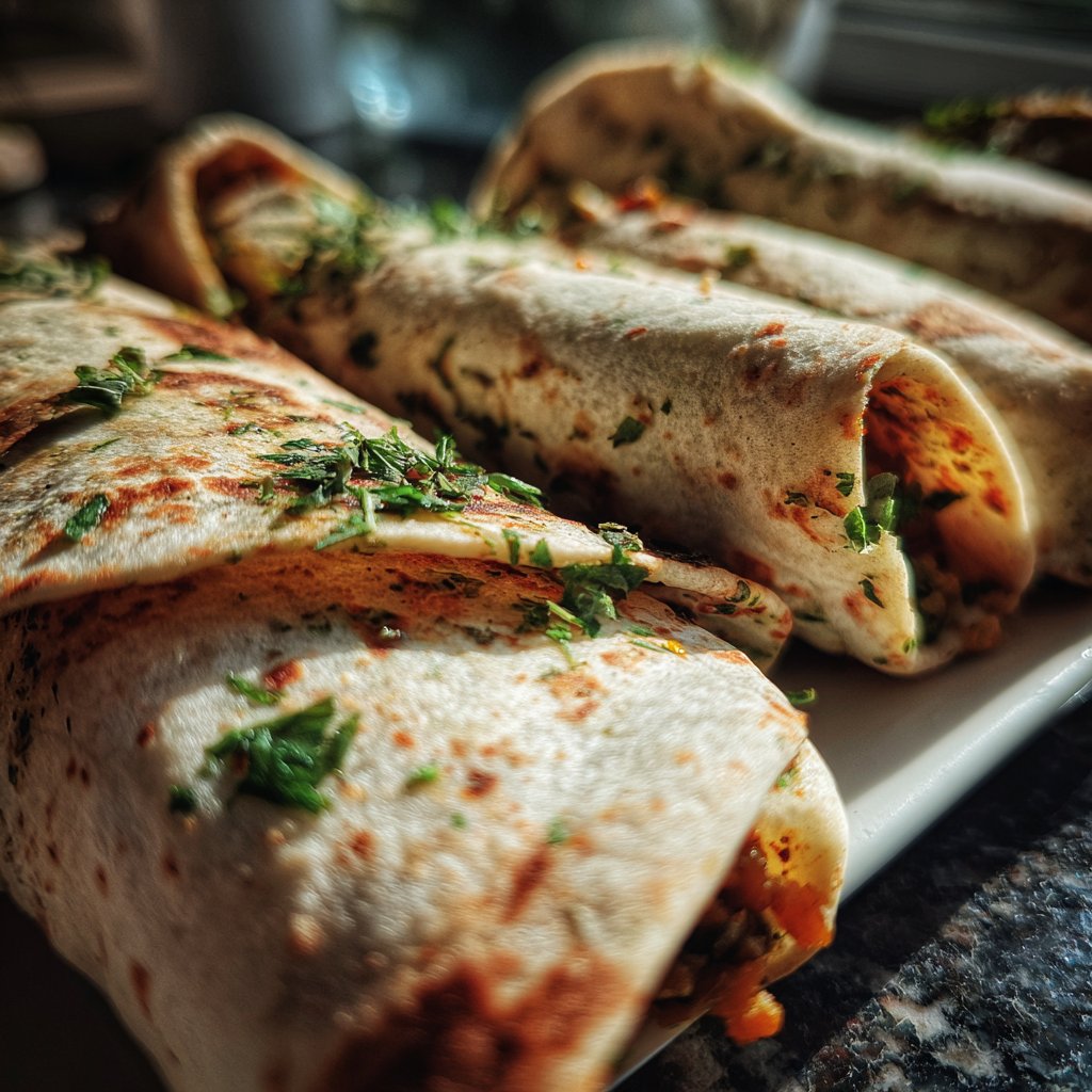 Wraps mit Linsenfüllung
